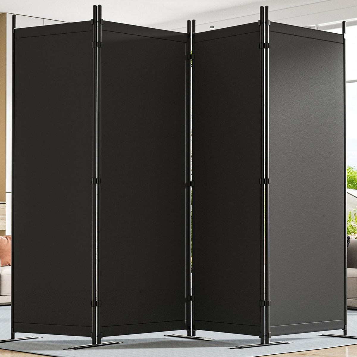 Yettsoy room divider 6ft tall privacy screen for dorms and home offices.