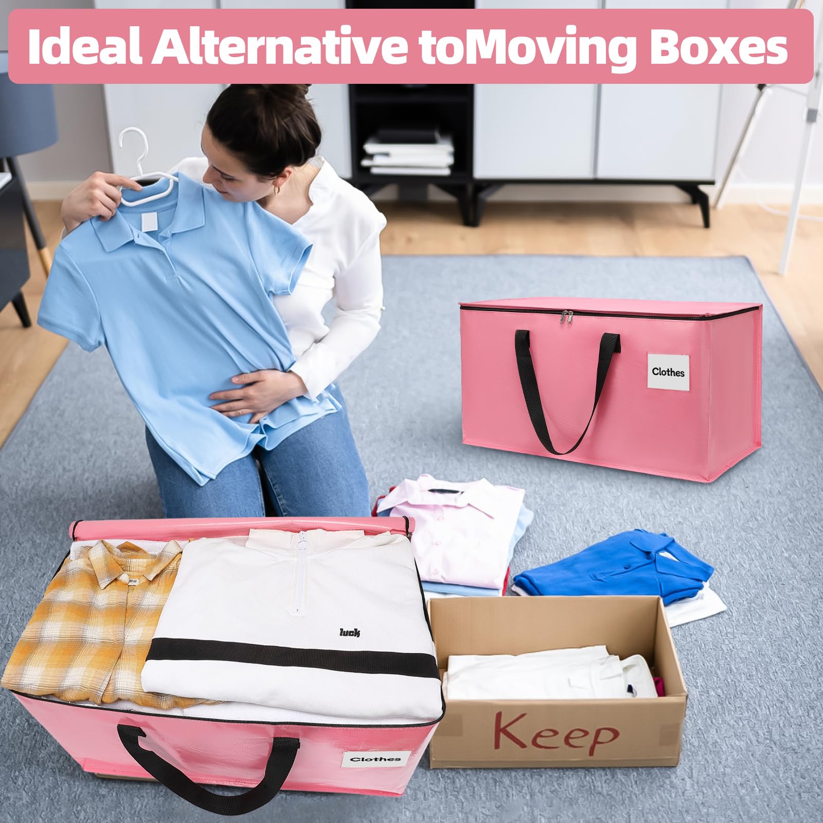 YEUEYS multi-pack value supports large moves and long-term organization.
