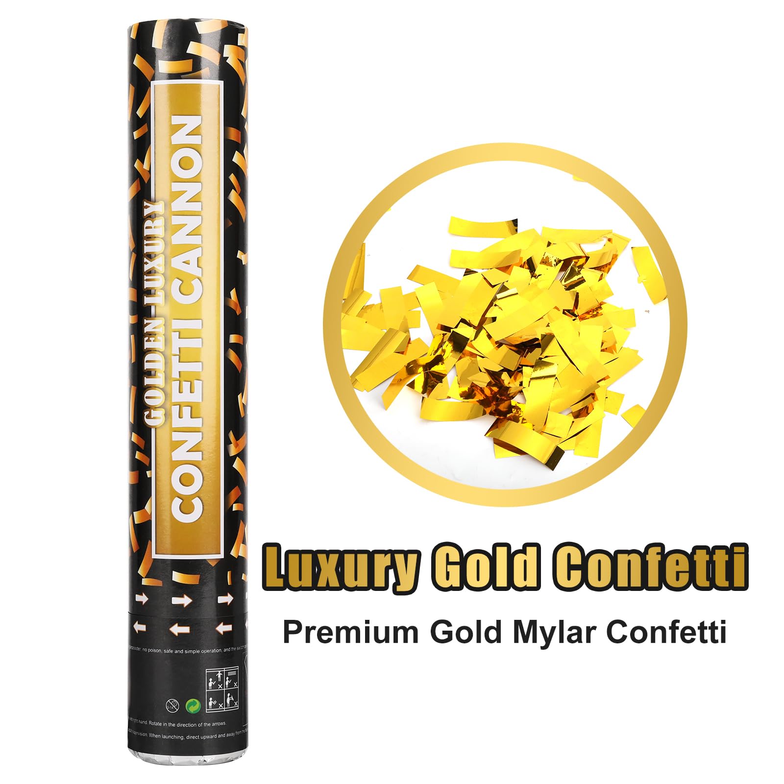 Yeunmu Confetti Cannon twist and shoot action for effortless operation