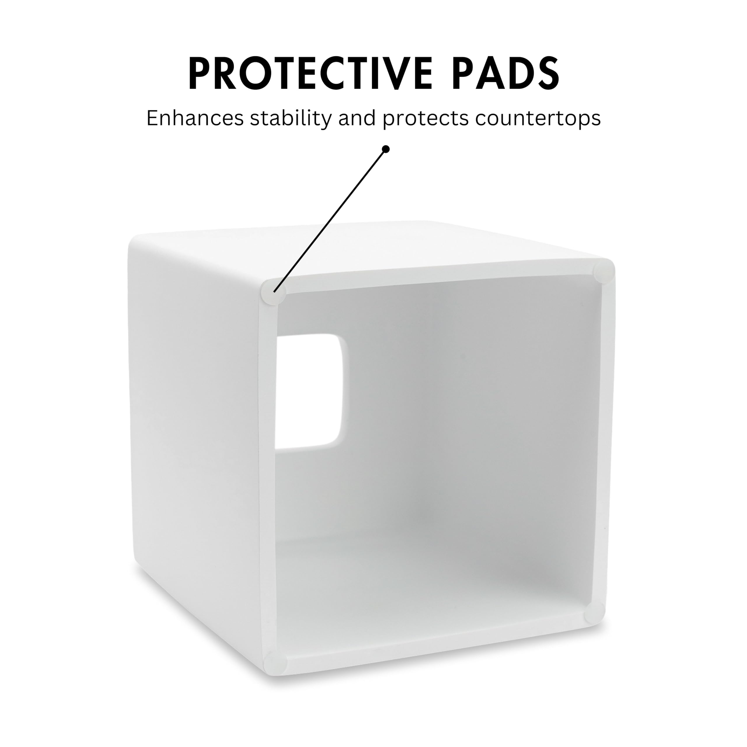 YEW DESIGN rustproof resin finish highlighted for durability and lasting look.