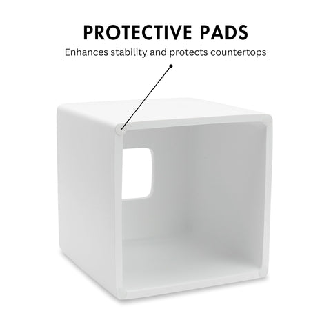 YEW DESIGN rustproof resin finish highlighted for durability and lasting look.