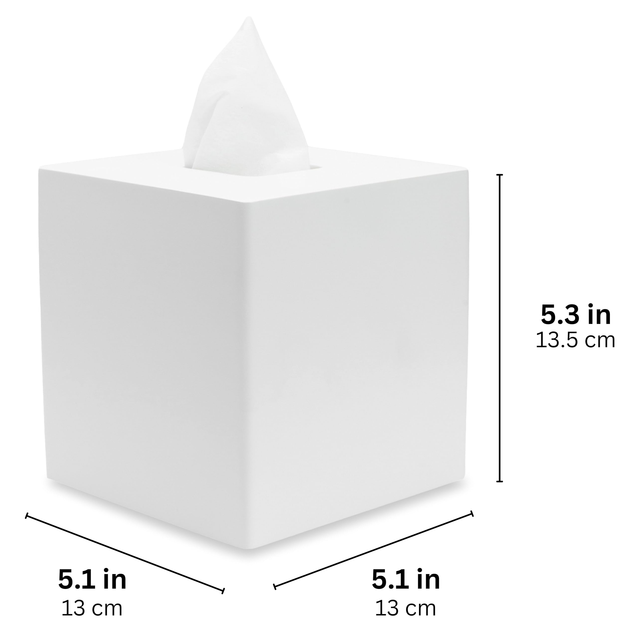 YEW DESIGN versatile cover holding folded tissues and napkins neatly.