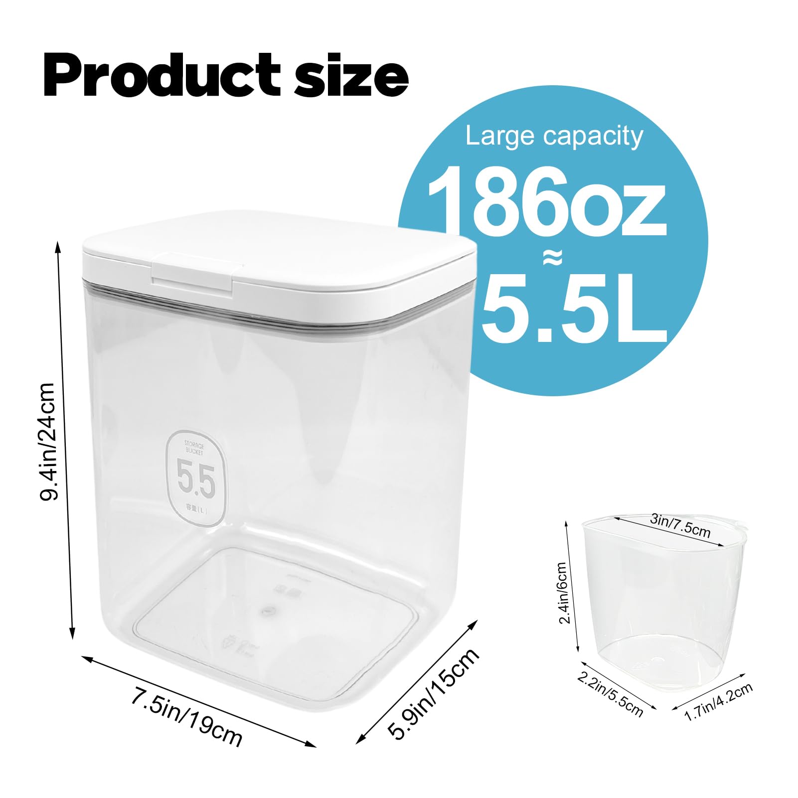 YEXEXINM laundry pod container with airtight seal keeps pods fresh and dry.