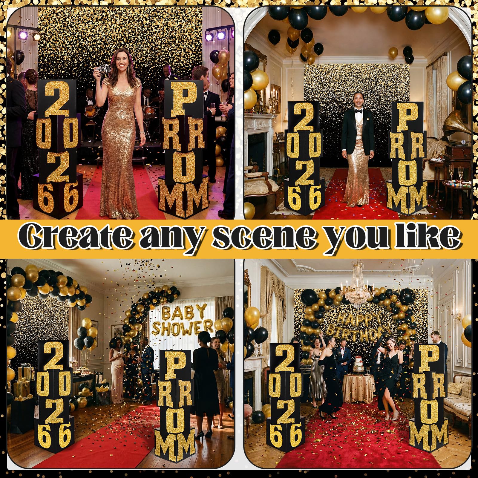 Yexiya sturdy cardboard boxes resist wear and can be reused for future parties.