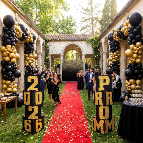 Yexiya graduation decor kit fits both high school and college celebrations.