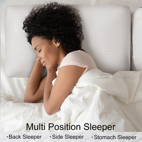 YFICBIK Talalay latex pillow durable foam offers long-lasting support and reliability.
