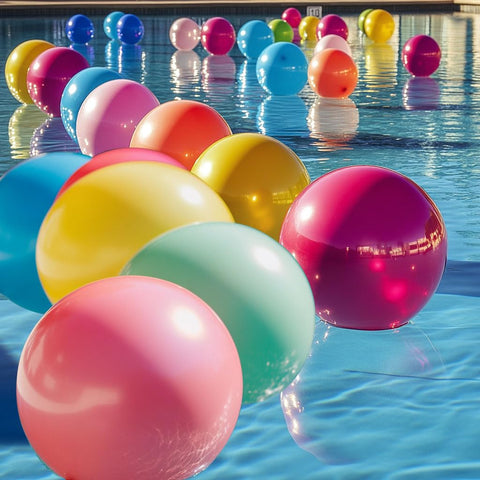 YFLIUBAI 36-inch balloons forming an impressive arch for entryways.