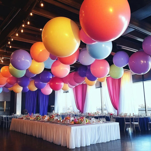 YFLIUBAI DIY centerpiece with large balloons for weddings and events.