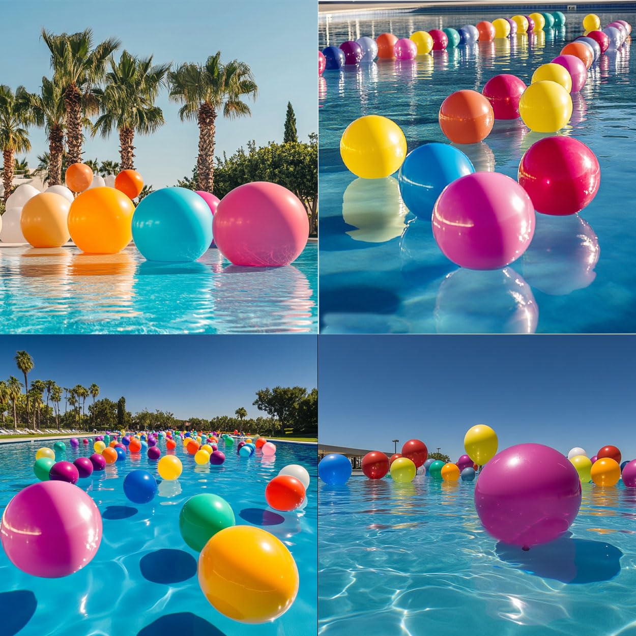 YFLIUBAI floating balloons using helium for ceiling decor.