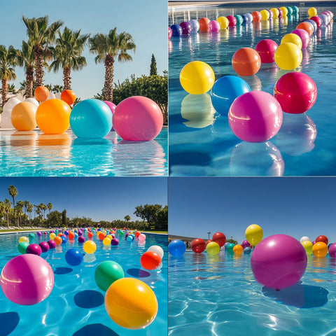 YFLIUBAI floating balloons using helium for ceiling decor.