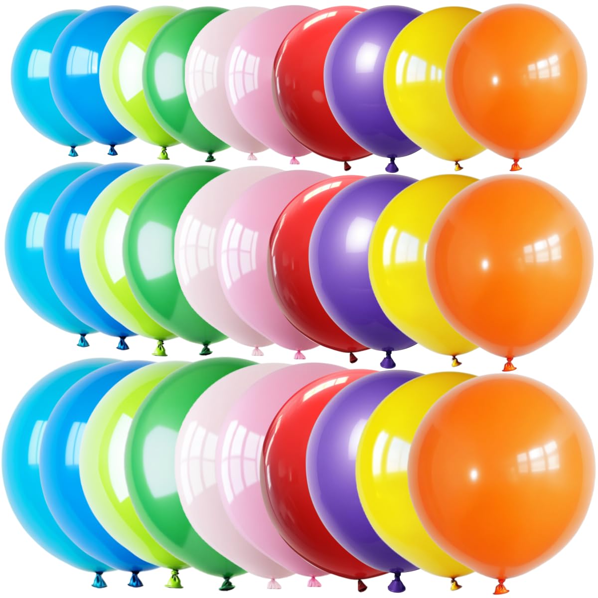 YFLIUBAI giant balloons kit with mixed colors for vibrant party decor.