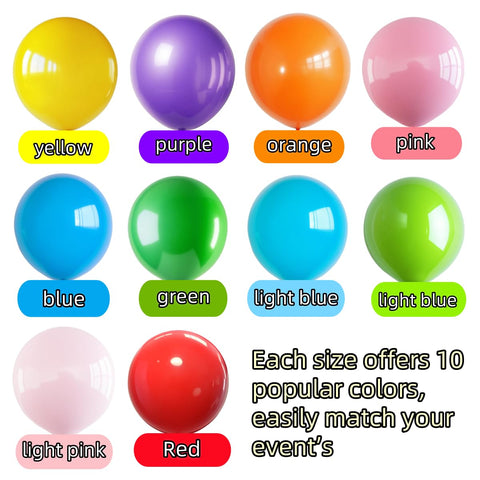 YFLIUBAI 24-inch balloons arranged for dynamic party visuals.