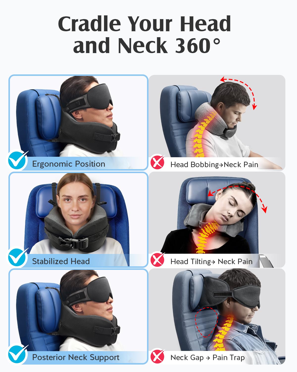 yfong head-rest-attachment keeps your head steady with a secure lock