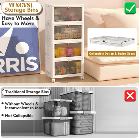 YFXCVSL front-door magnet keeps contents accessible while blocking dust.