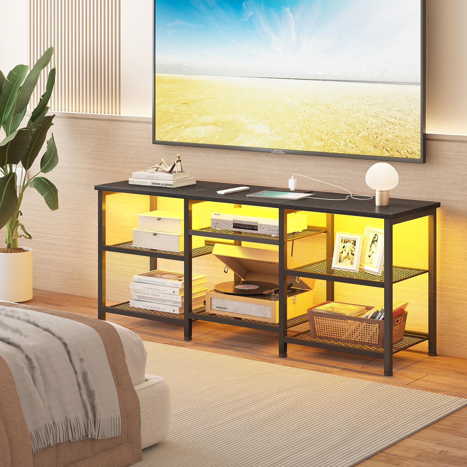YGEOMER integrated hooks for cable management and Accessories