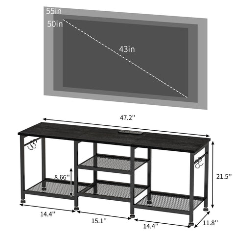 YGEOMER charging station with outlets and USB ports for devices