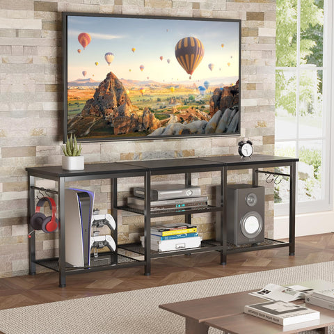 YGEOMER console space designed for gaming and streaming devices.