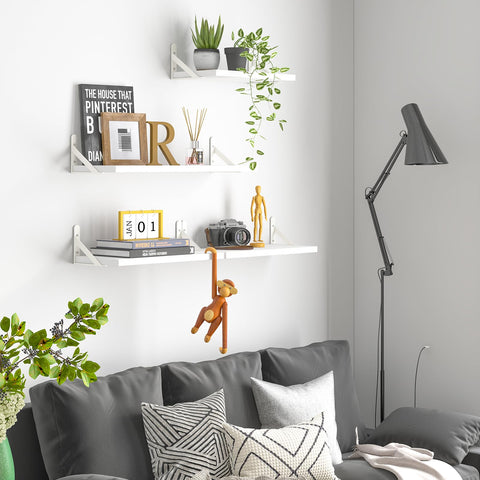 YGEOMER wall shelves install easily and save wall space