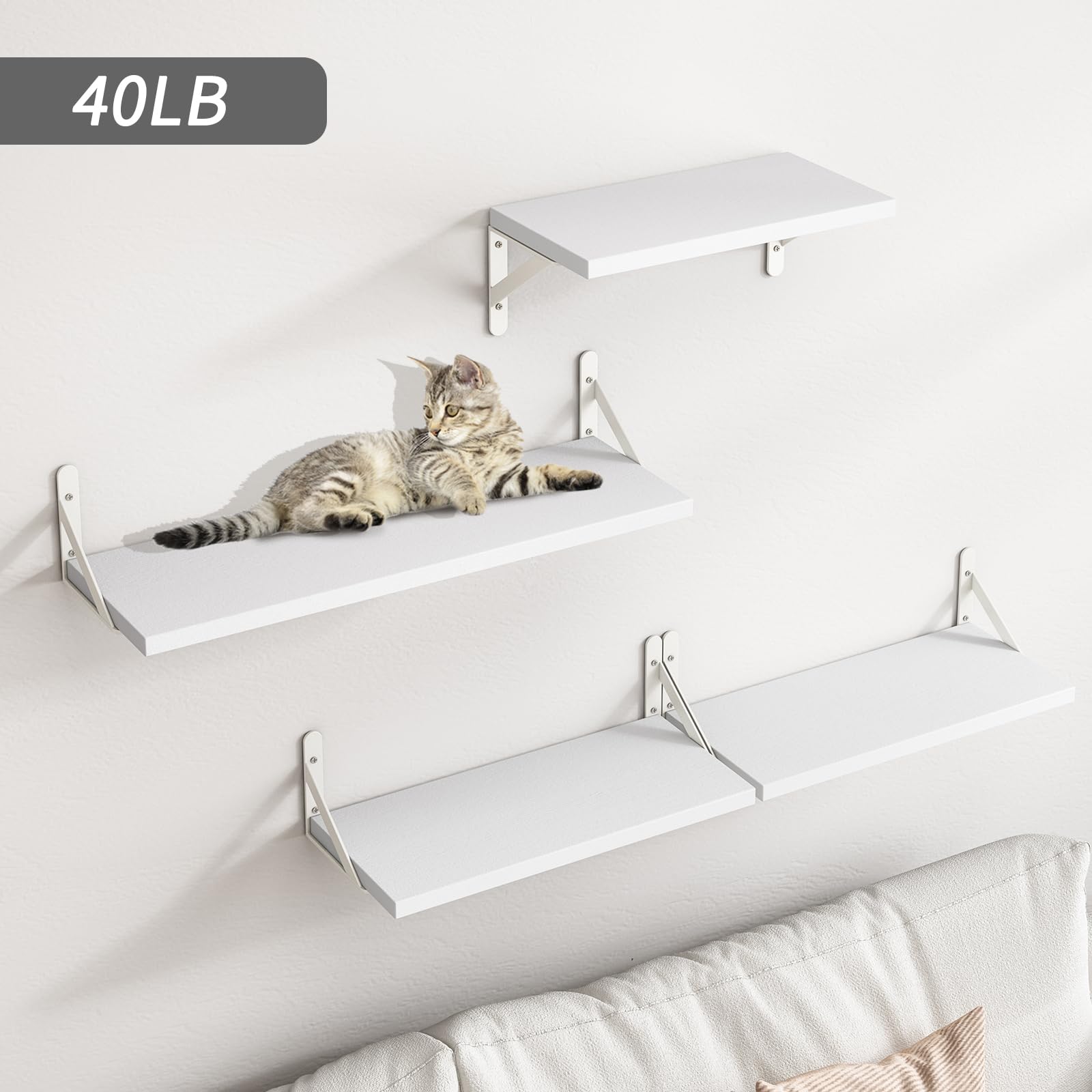 YGEOMER kitchen shelves organize spices with a tidy, space-saving design