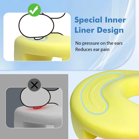 YGJT Side Sleeper Pillow memory foam core contours head and shoulders