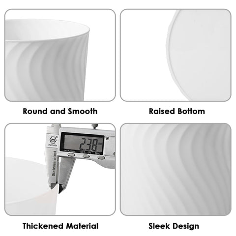 YGJT bathroom trash can, compact round bin for small spaces.