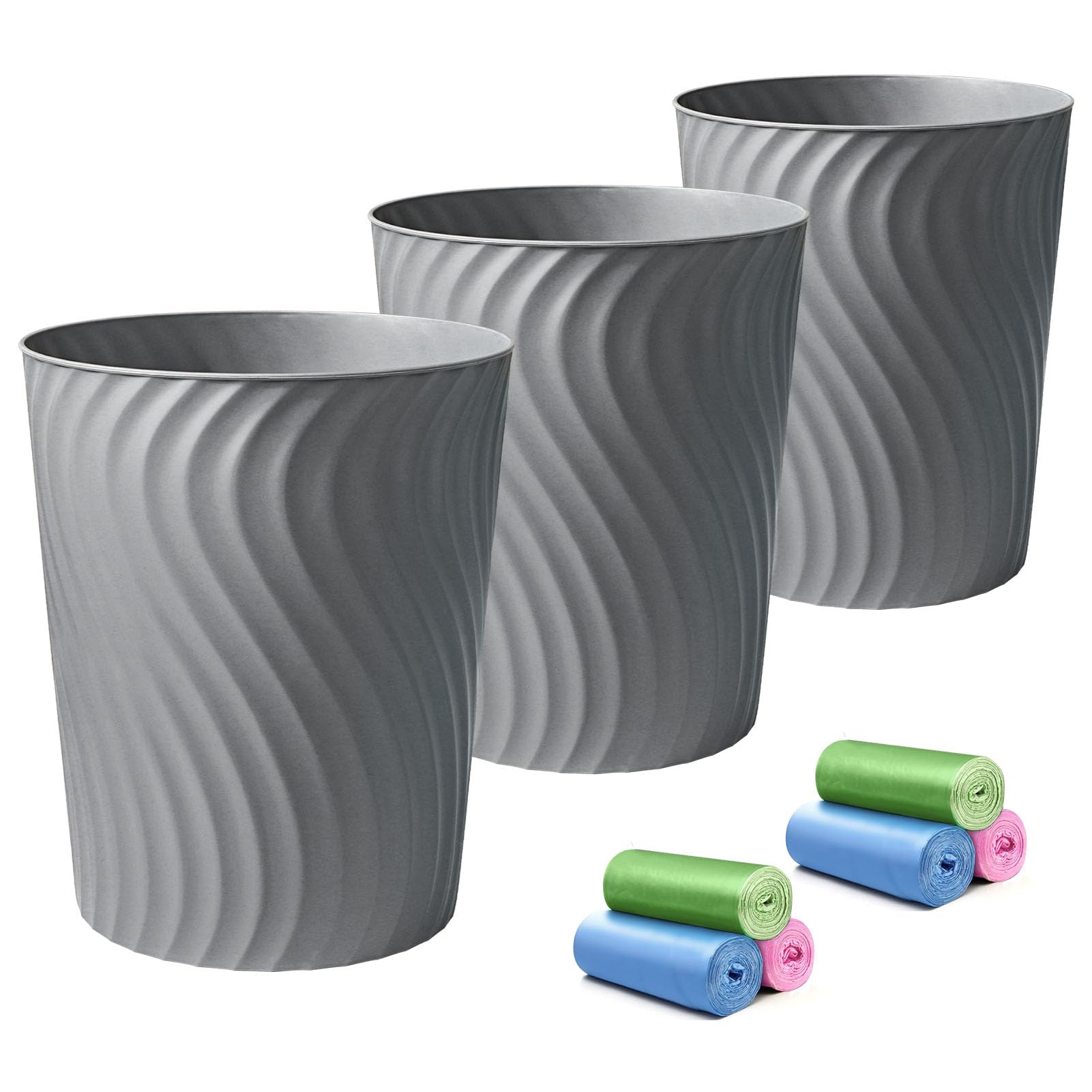 YGJT small trash can, bathroom side view, compact waste solution.