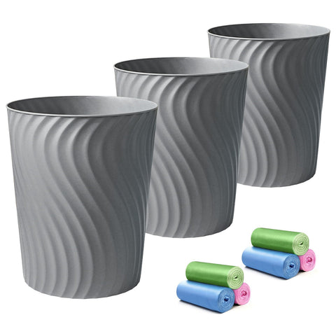 YGJT small trash can, bathroom side view, compact waste solution.