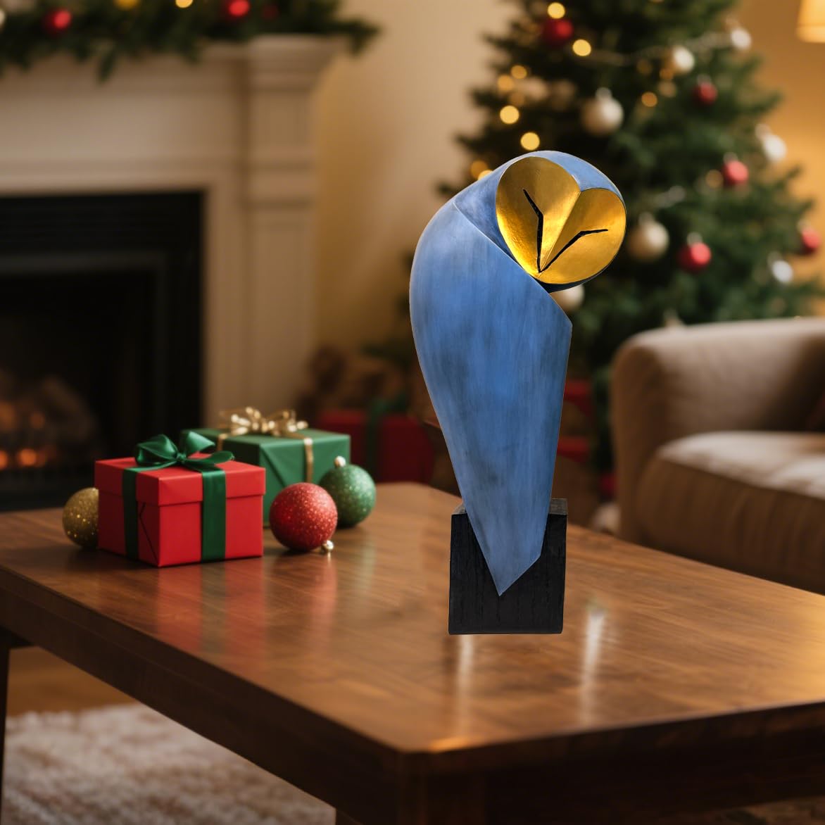 YHHRESINHOME office desk art owl decor inspires thoughtful workspaces.