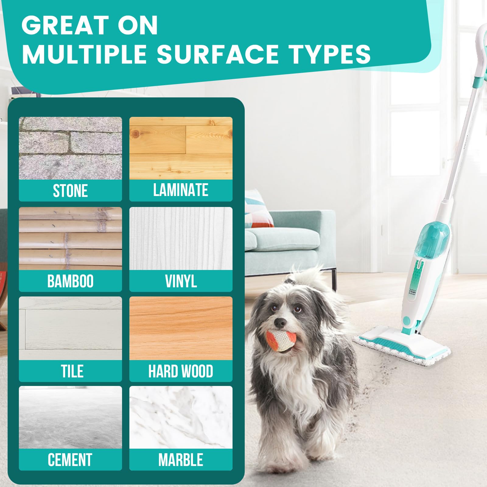YHOVID pads delivering clean floor results across surfaces