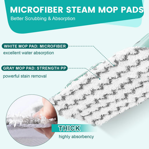 Inner mesh lining of YHOVID pad improves steam distribution during cleaning