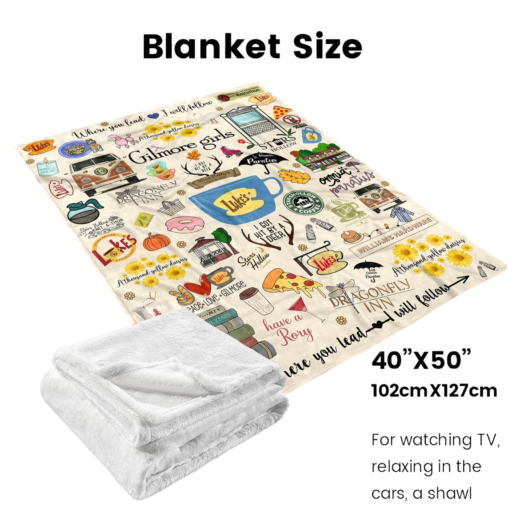 YiCoogius flannel fleece throw on winter setup delivers lightweight warmth.