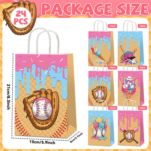 Yiaoyinnz baseball party favors with handles for easy carrying and quick setup.