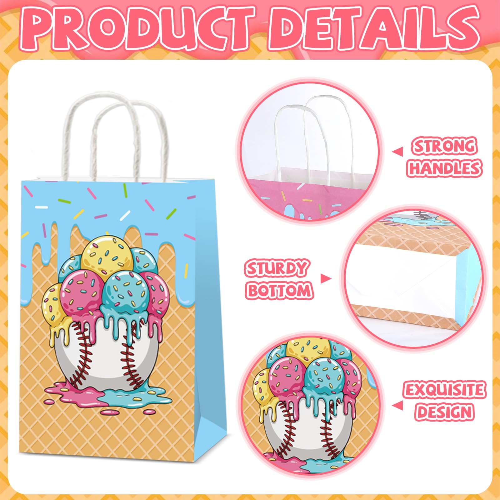 Yiaoyinnz sport-theme treat bags add vibrant color to team celebrations.