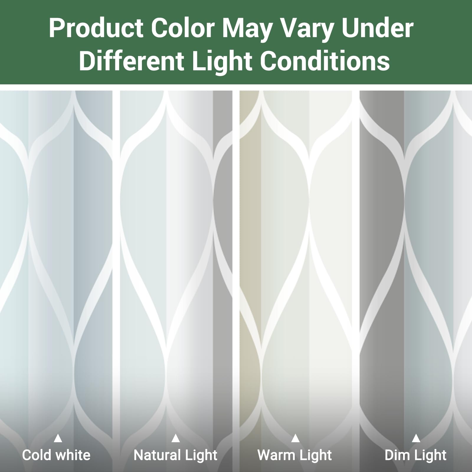 Yiatn standard 71x74 inches fits most tubs and showers.