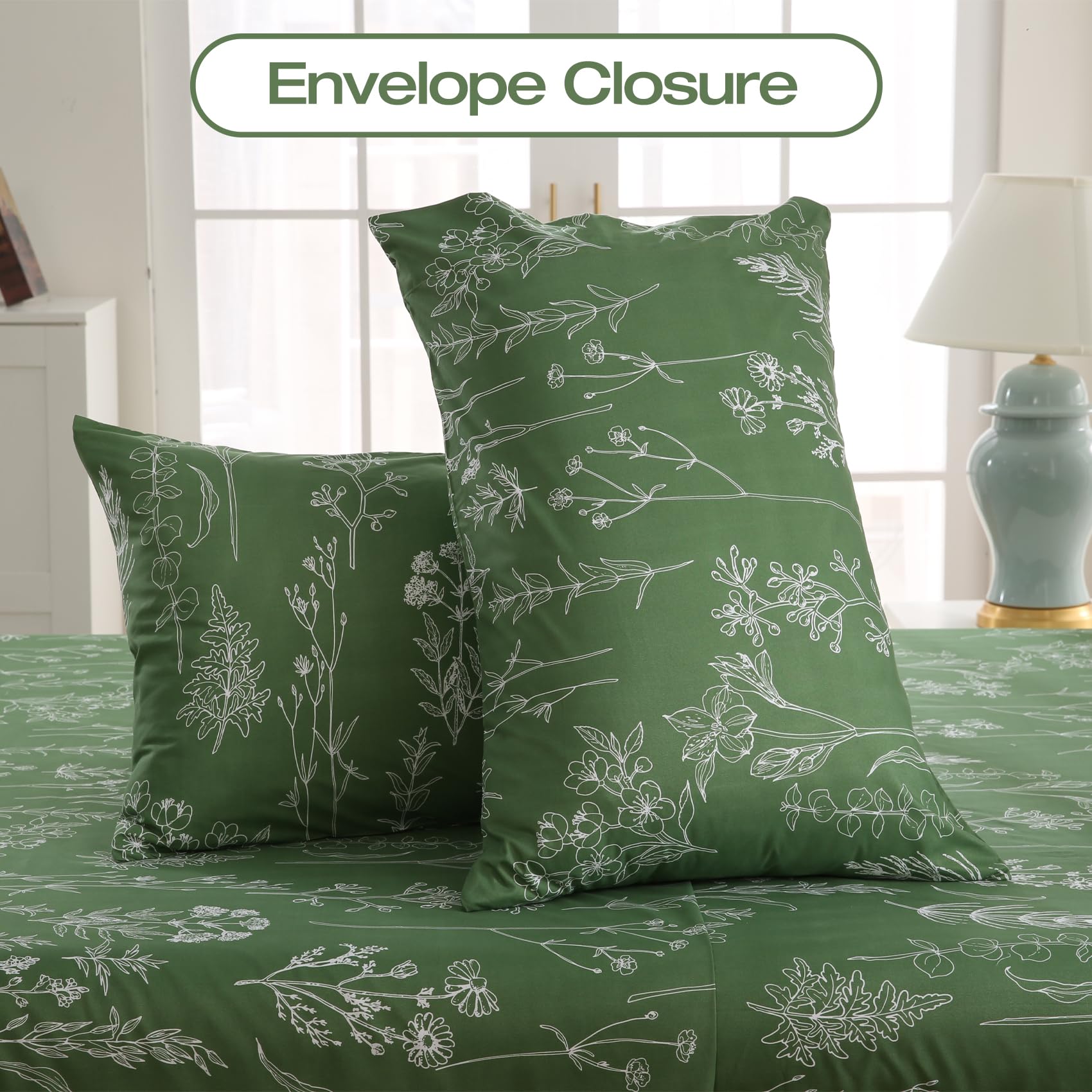 Yibeizi soft microfiber bedding feels breathable and cool for restful sleep.