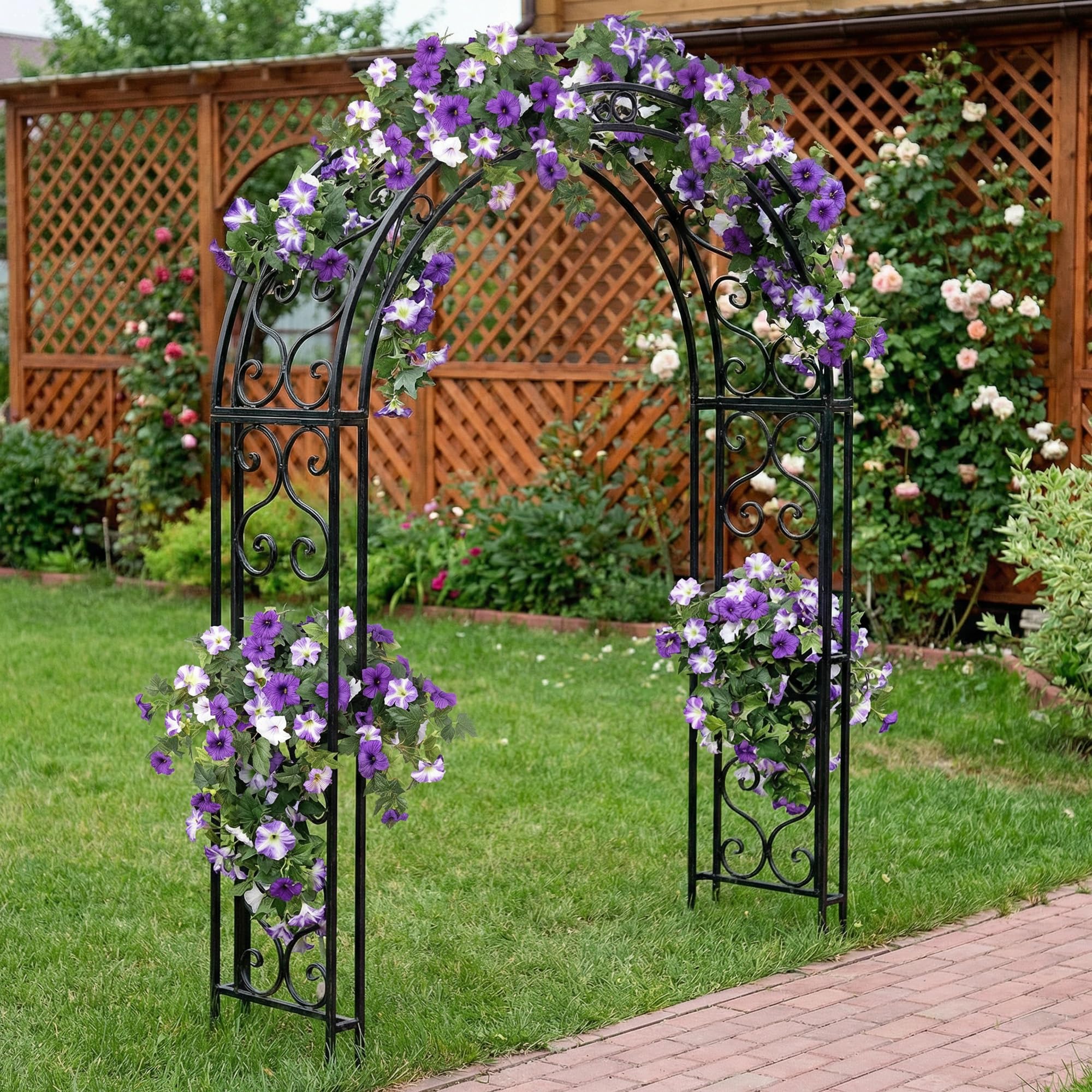 YIBUKIY outdoor porch display ready, fade-free color year-round.