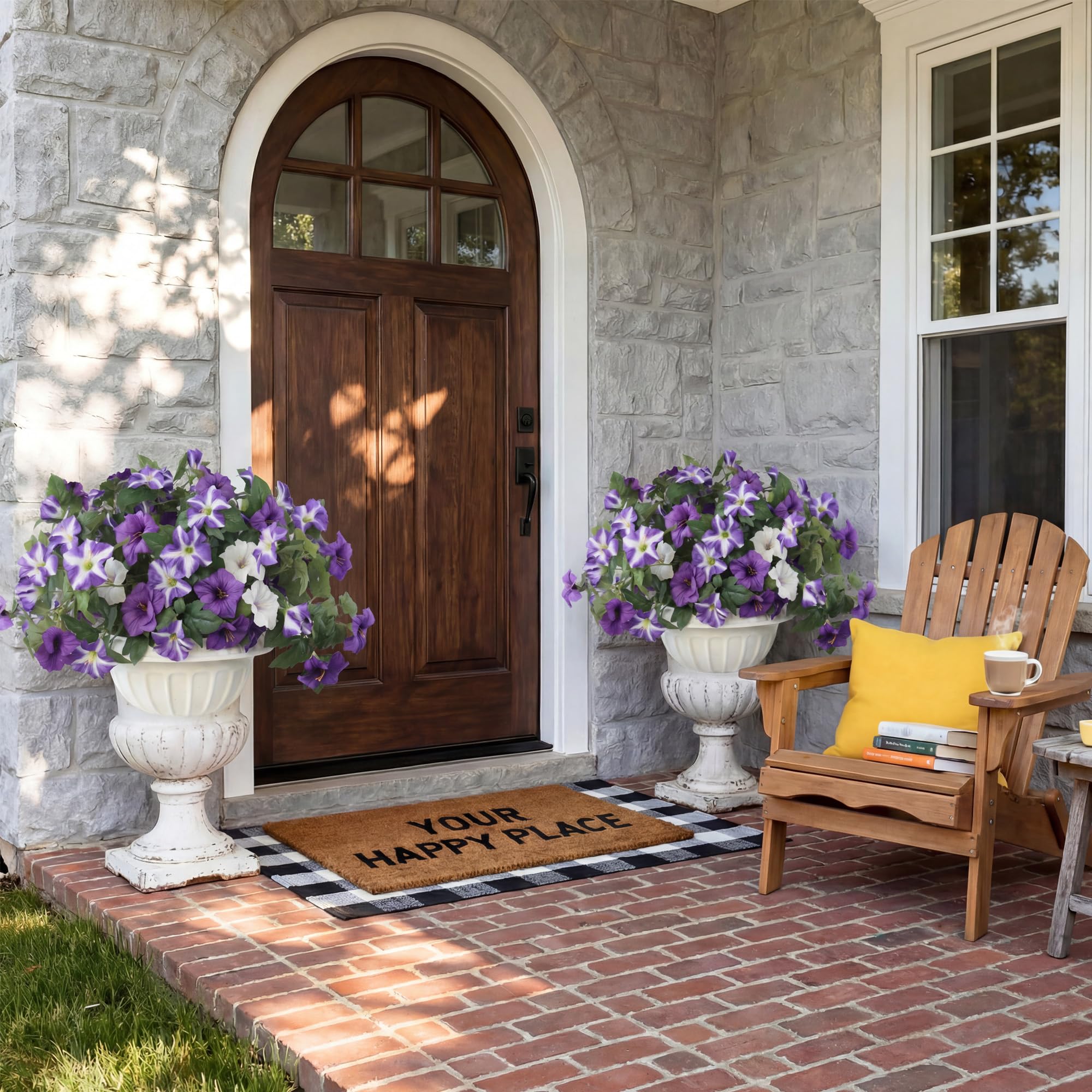 YIBUKIY zero-maintenance hanging plants for busy homes and patios.