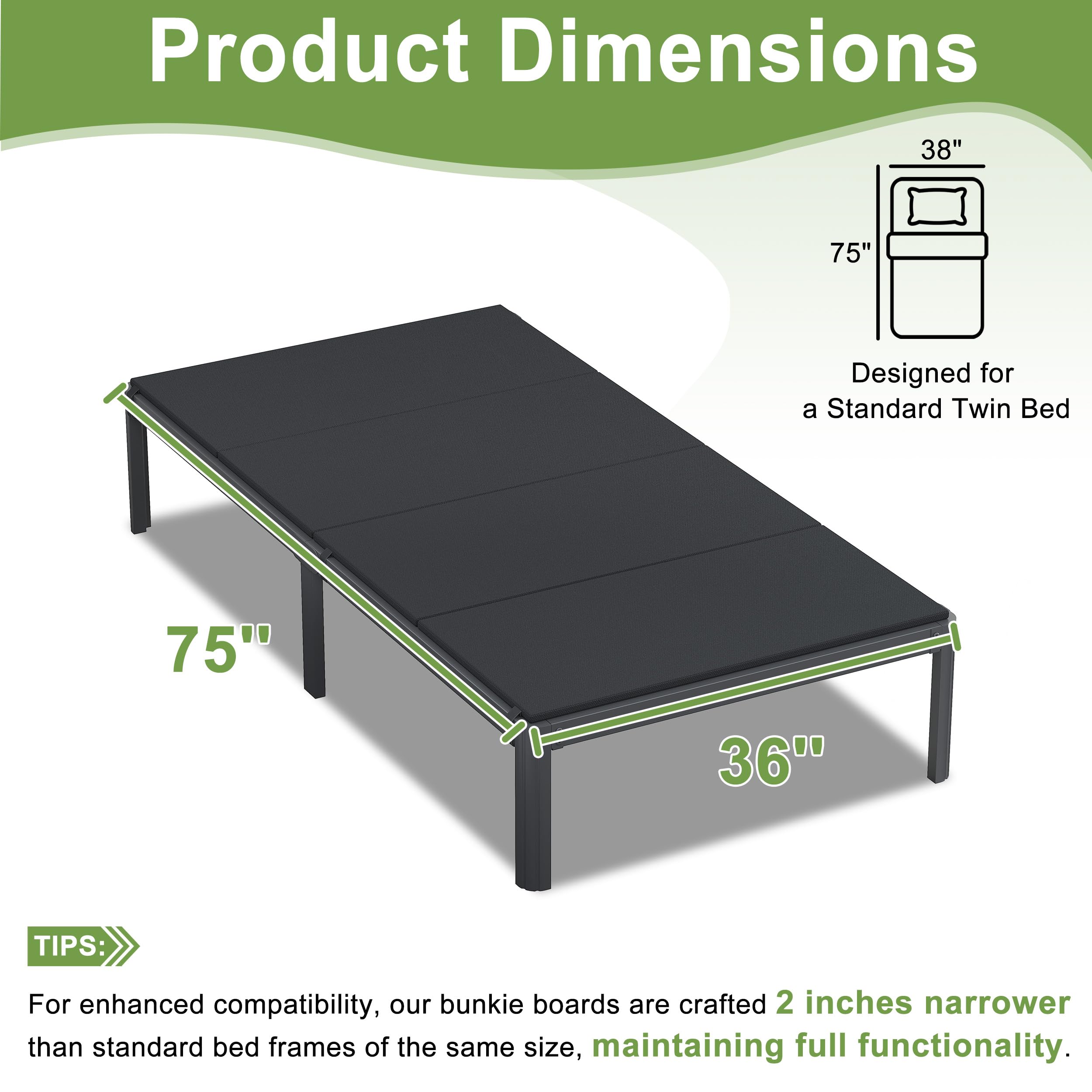 Yicensen bunkie board breathable fabric helps maintain dryness and odor control.
