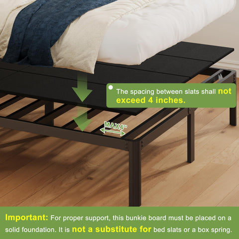Yicensen bunkie board with side straps makes installation quick and secure.