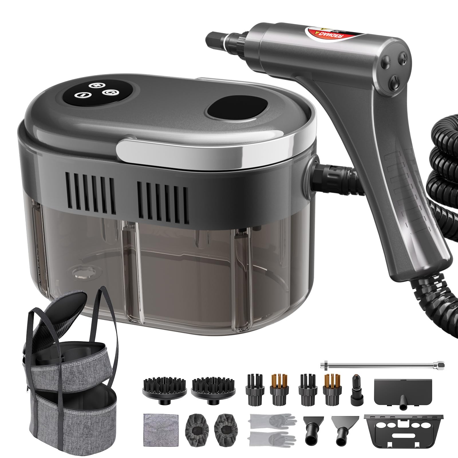YICHENGDA steam cleaner heats up in 15 seconds for fast cleaning