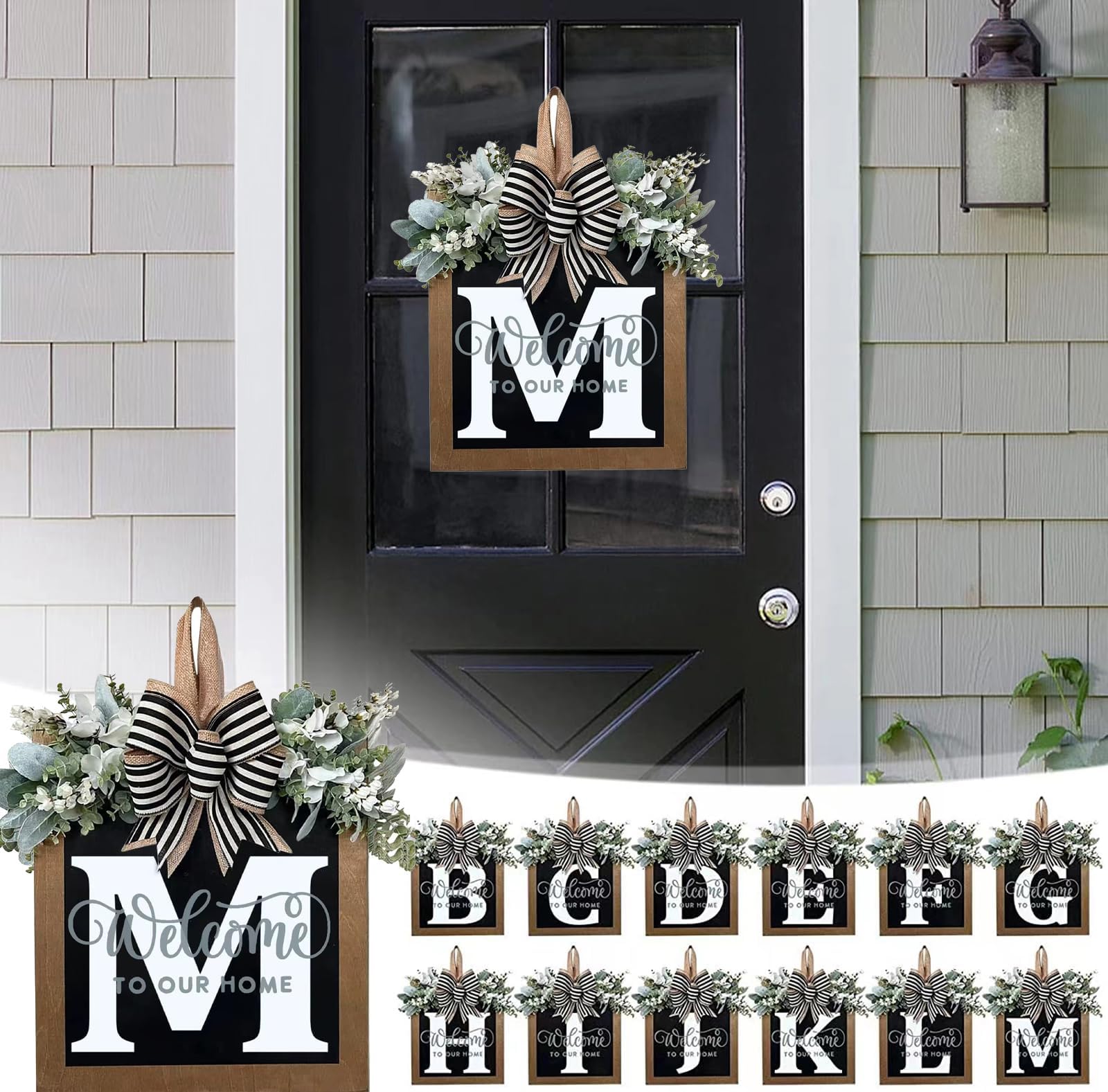 YICORIP all-season eucalyptus wreath provides constant greenery year-round decor.