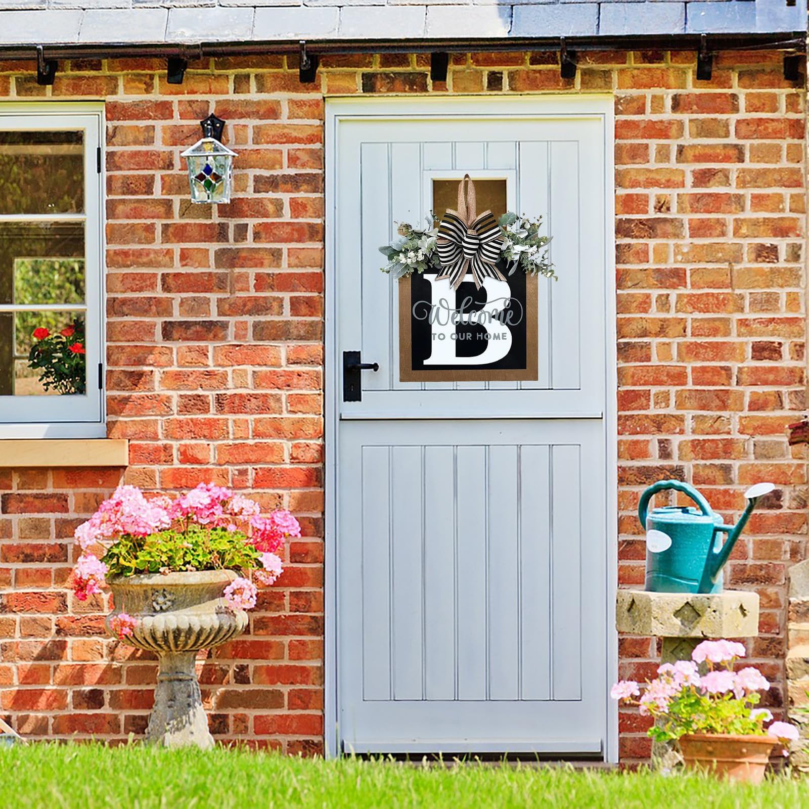 YICORIP bowknot detail enhances farmhouse style with timeless greenery