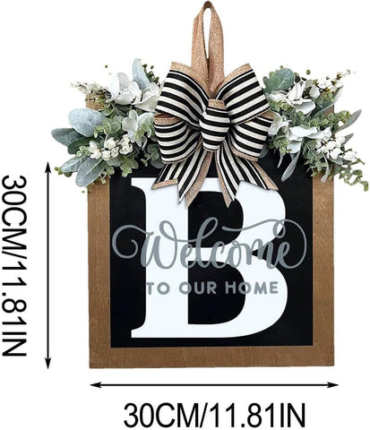 YICORIP weather-resistant wreath endures sun rain and wind while keeping color
