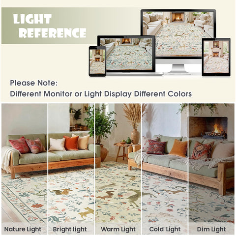Machine-washable Yidanamy rug designed for simple care and maintenance