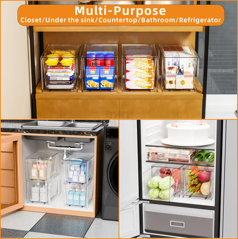 Yieach easy-pull handle enables quick access to items.
