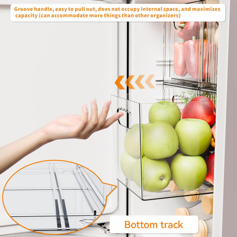 Yieach versatile storage bins suitable for office and beauty products.
