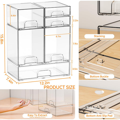 Yieach pacifier and accessories organizer keeps small items within easy reach.