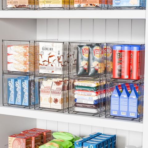Yieach compact storage under sink organization with clear visibility.