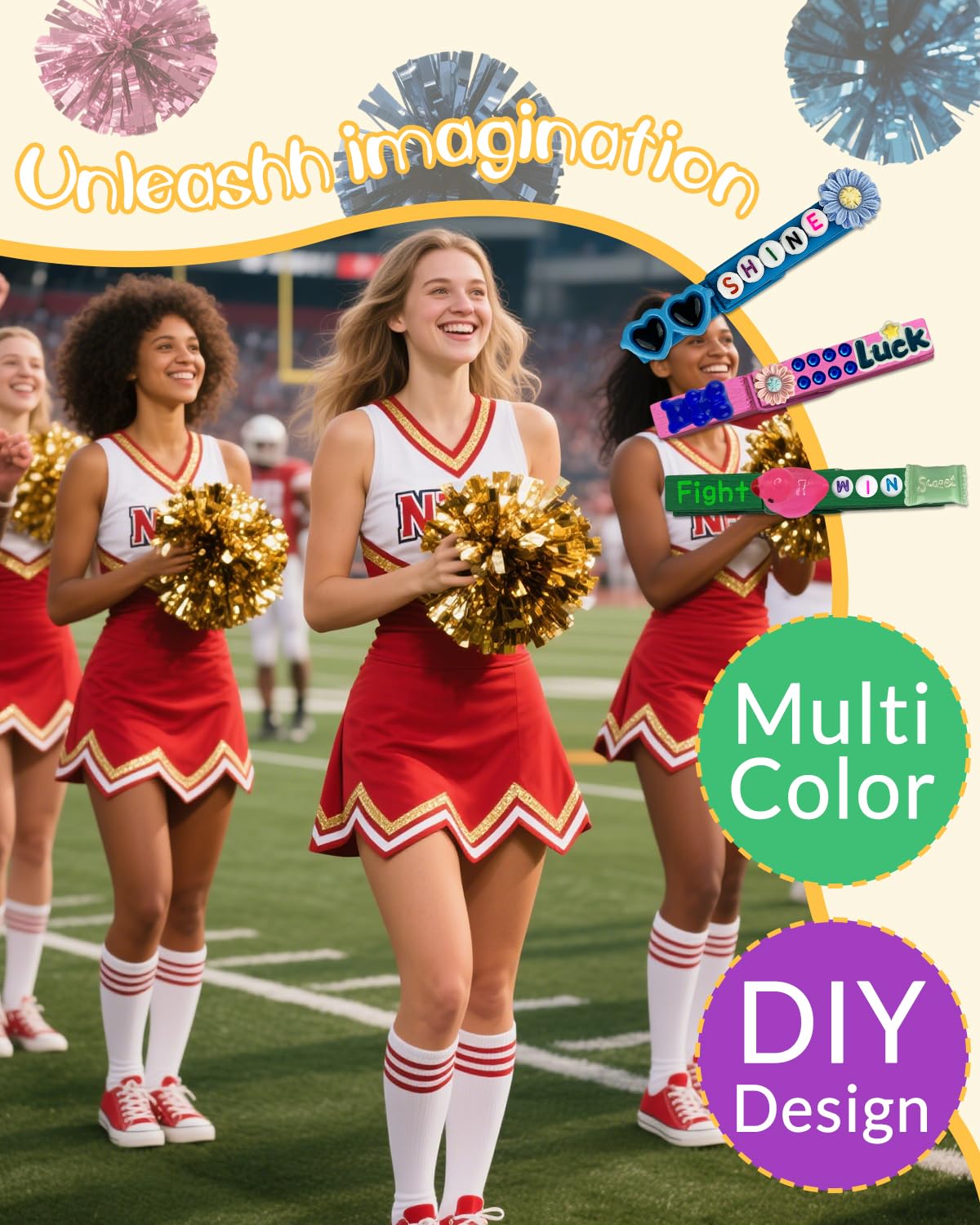 Yigney Cheer Pins DIY kit enables creative spirit accessories