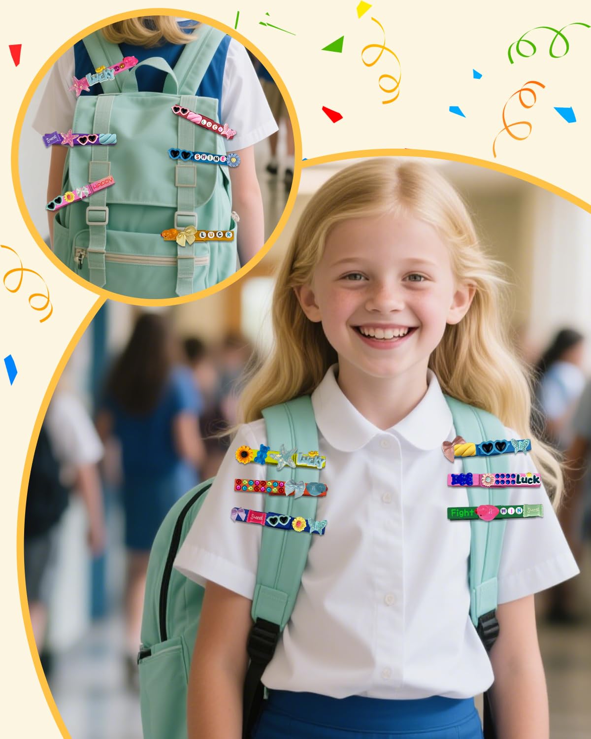 Yigney Cheer Pins glitter adhesive provides easy sparkle on the go